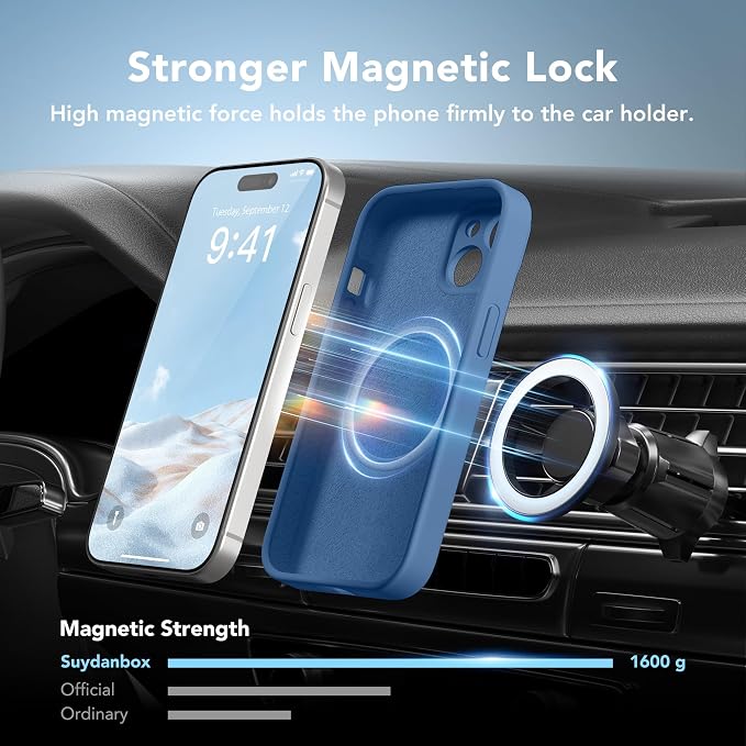 Magnetic for iPhone 15 Plus Case, Compatible