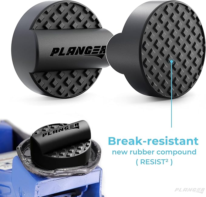 PLANGER® - Curby Pad Flat - Rubber Jack Pad for Audi (Special CAR Brands from Germany) Trolley Jack, Vehicle Lift and Axle Stand - Protects Your Car, SUV
