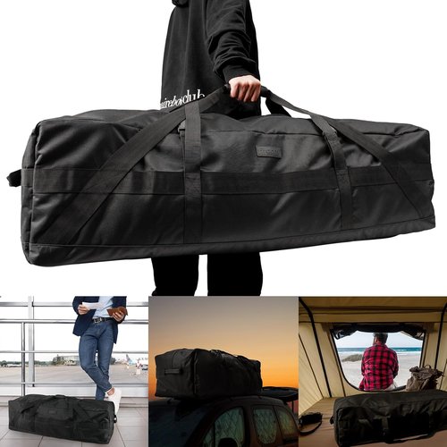 Fitdom 106L Heavy Duty Extra Large Duffle - Durable, Water-Resistant Design for Travel & Sports Equipment