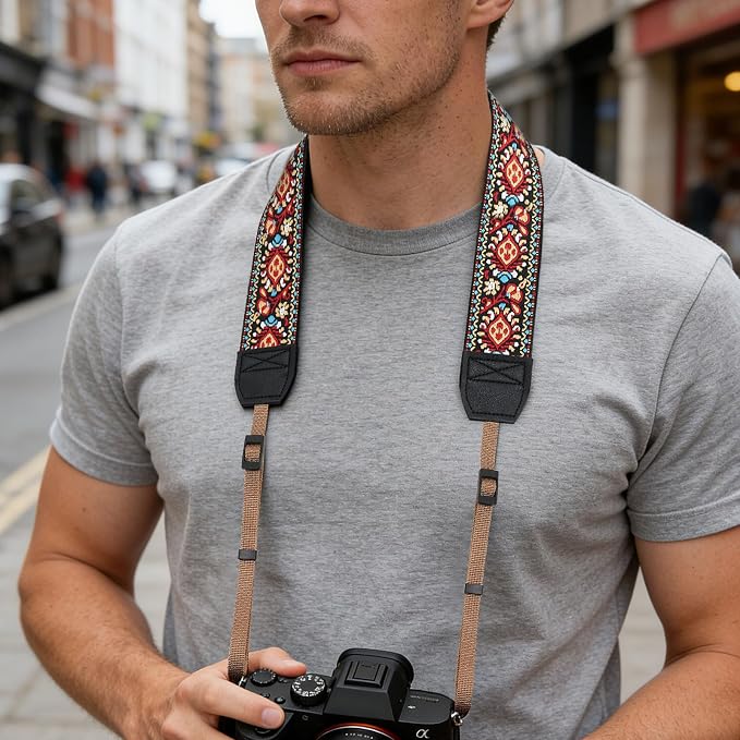 ZOOEASS Camera Strap for DSLP and Mirrorless Digital Camera, Neck Strap