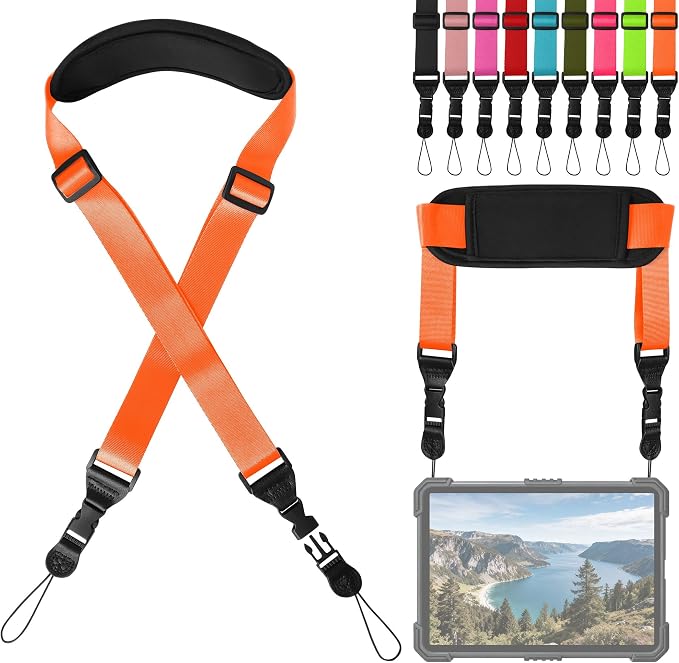 Padded iPad Binocular Camera Shoulder Strap, Nylon Neck Lanyard Strap