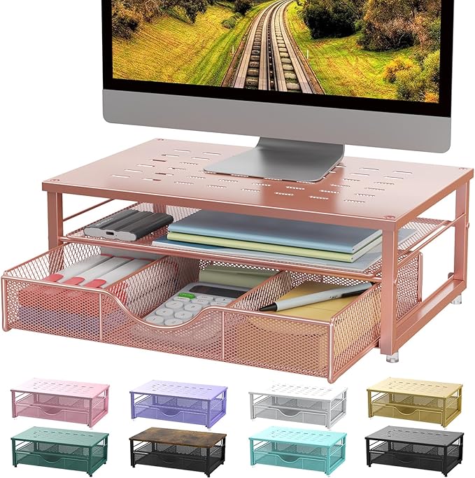 gianotter Computer Monitor Stand Riser, office organizer
