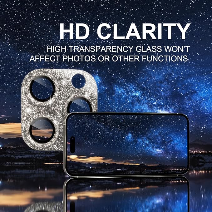 Choiche Compatible for iPhone 16 Pro/iPhone 16 Pro Max Camera Lens Protector