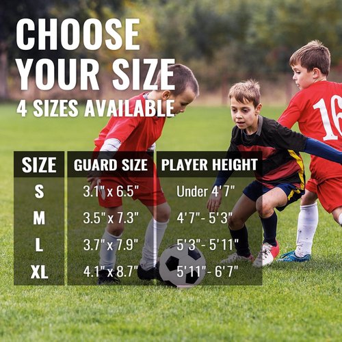 Northdeer Soccer Shin Guards - Protective Sleeves with Insert Pocket for Kids & Adults | Lightweight & Durable