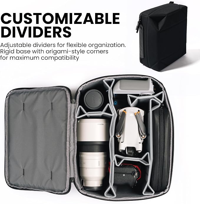 NANUK N-Cubik 13M Camera Bag Insert – Medium Water-Resistant Cube – Shockproof