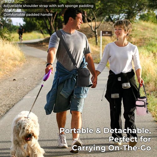 Nuovoware 40oz Water Bottle Carrier - Insulated Holder with Adjustable Strap & 2 Pockets for Hiking | Climbing