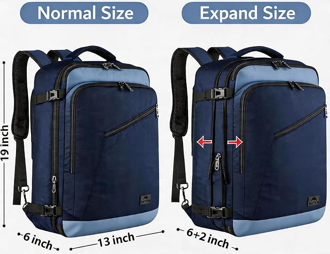 MATEIN Expandable Travel Backpack