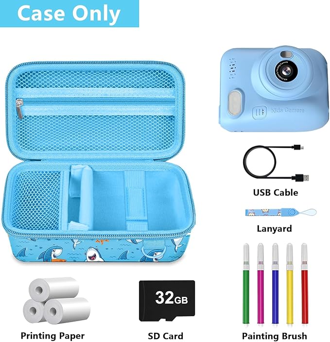 Leayjeen Kids Camera Case Compatible