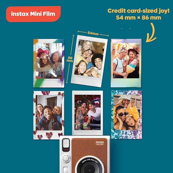 Fujifilm Instax Mini EVO Hybrid Instant Camera Bundle