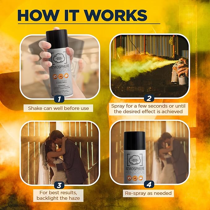 5 Pack Atmosphere Aerosol Haze/Fog Spray