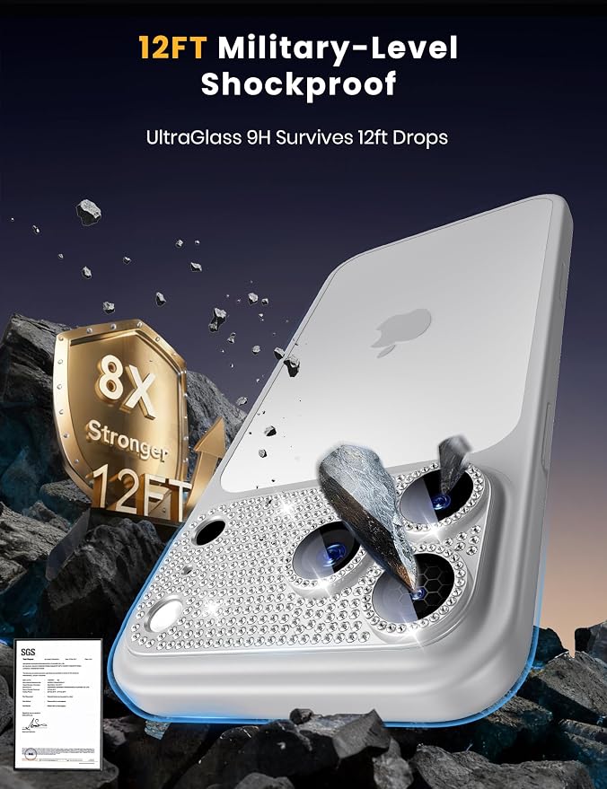 Hoerrye Bling Diamond Camera Lens Protector