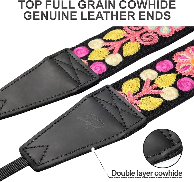 Padwa Lifestyle Colorful Crochet Camera Strap