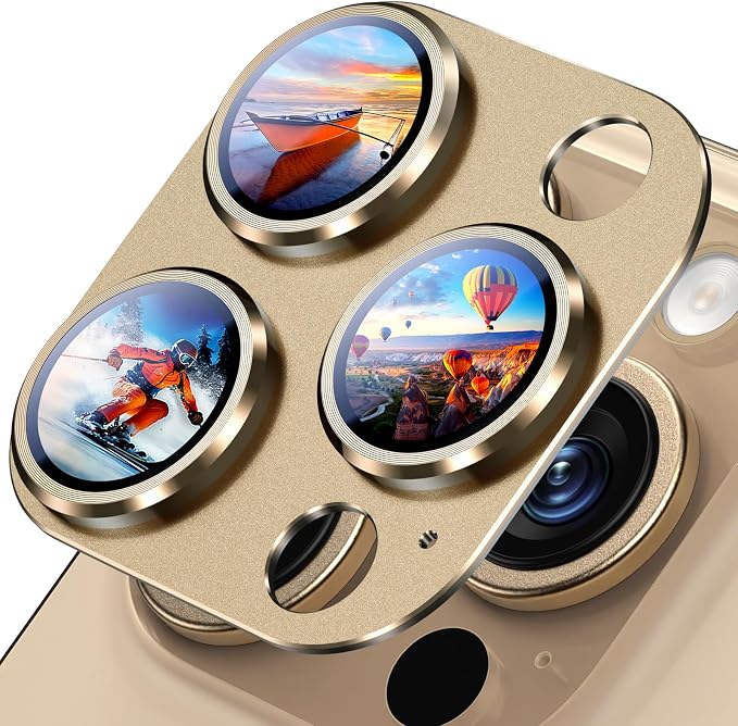 Uyiton Compatible with iPhone 16 Pro/iPhone 16 Pro Max Camera Lens Protector