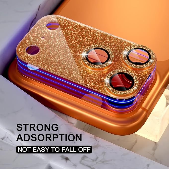 Choiche Compatible for iPhone 17 Pro Camera Lens Protector, Bling Camera Cover