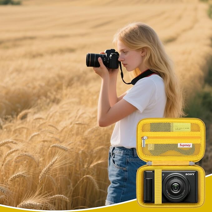 Hard Travel Case for Sony ZV-1F / ZV-1 / ZV-1 II Digital Camera, Vlogger Camera