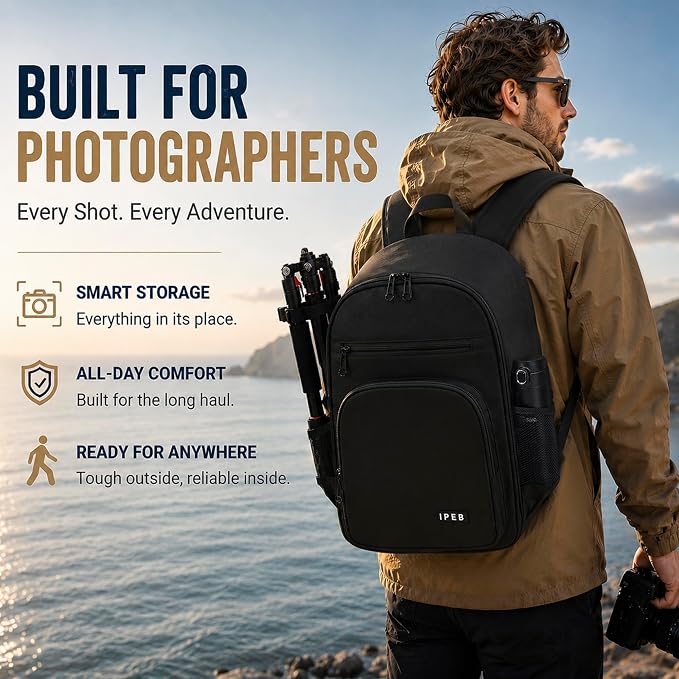 Camera Backpack for Photographers, DSLR Camera Bag