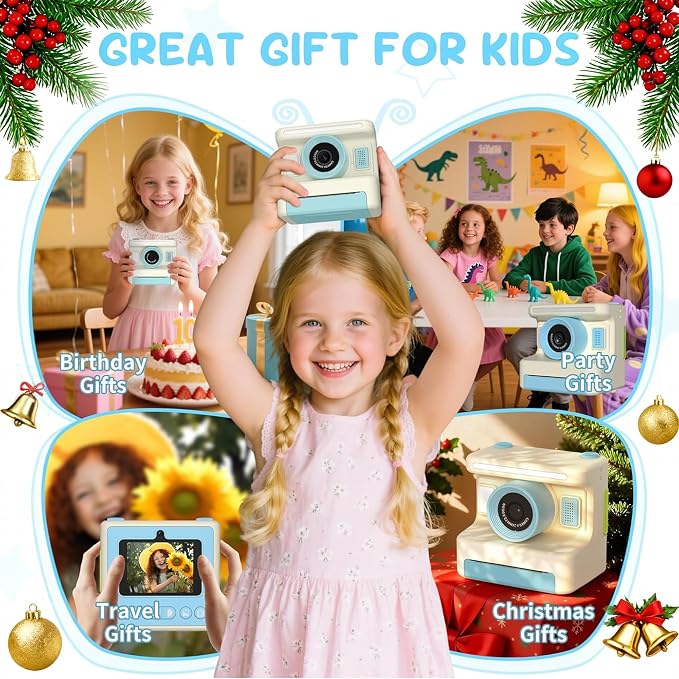 Kids Camera Instant Print, Instant Print Camera