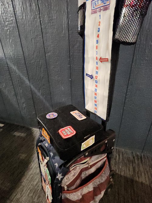 Cornhole Rolling cart seat Cushion. The ZUCUSHY Easily attaches/detaches in Seconds. Ice Skating, disc Golf, Zuca Compatible/Patchable (All Loop Fabric top for Patches.)