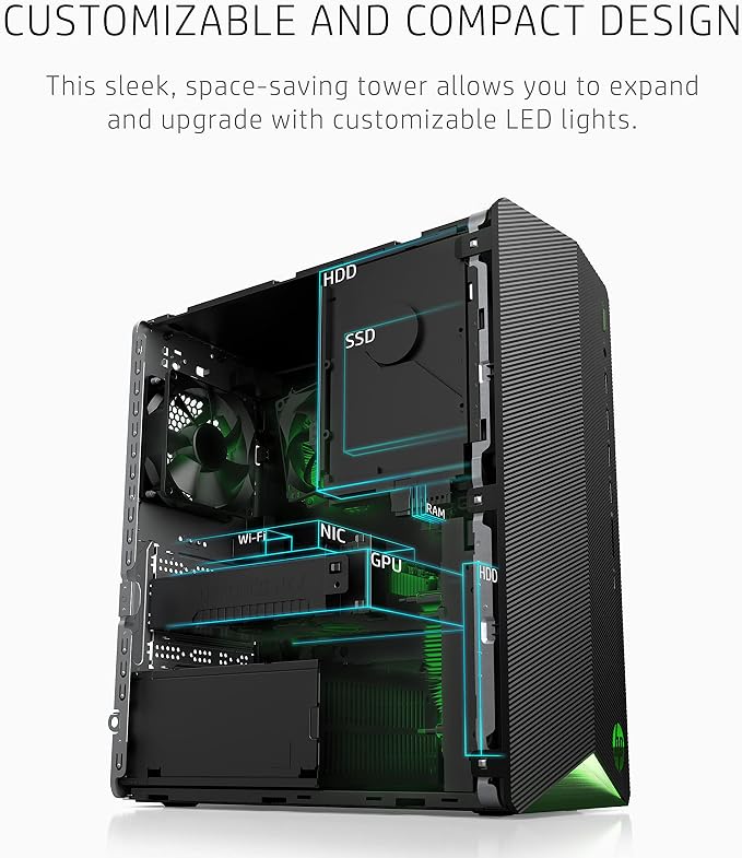 HP 2026 Desktop Tower Computer for Home Office Student, Intel i7-11700F 8-Core, 16GB DDR4 RAM, 256GB PCIe SSD, WiFi 6, Keyboard & Mouse, Windows 11 Home-Ready for Work, Business Family Use, Jet Black