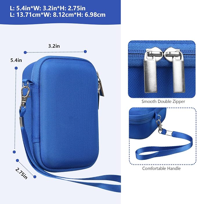 Hard Travel Case for Sony ZV-1F / ZV-1 / ZV-1 II Digital Camera, Vlogger Camera