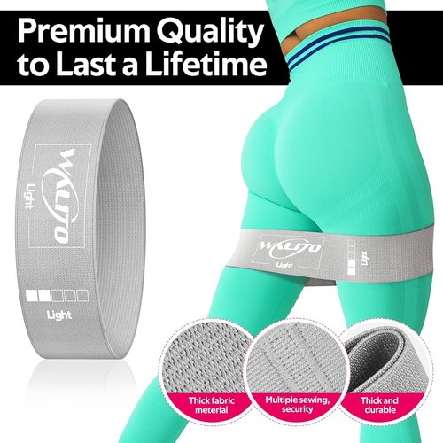 Fabric Resistance Bands by [Brand Name] - Versatile Booty Bands for Glutes & Legs | Ideal for Squats, Yoga, Home Gym