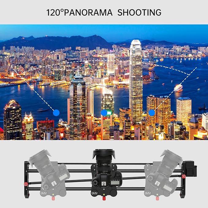 GVM Carbon Fiber Motorized Camera Slider