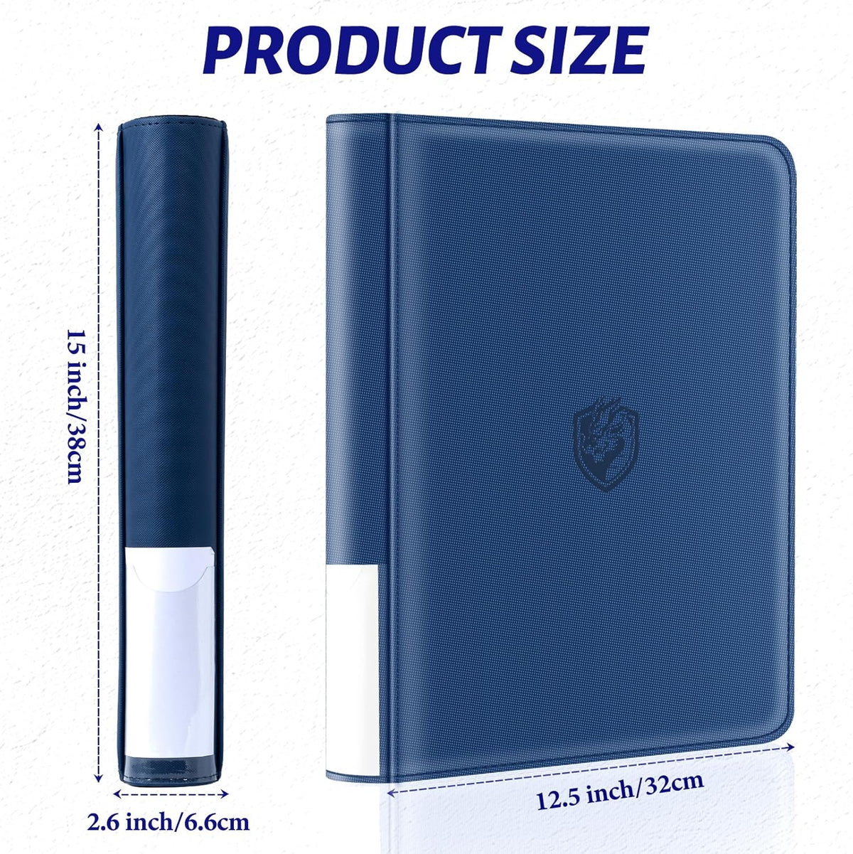 Toploader Binder - Holds 324 Toploaders | Waterproof PU Leather + Anti-Yellowing Inserts | Portable Card Organizer