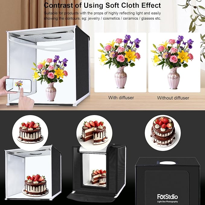 16x16 Inch Photo Studio Light Box Photography