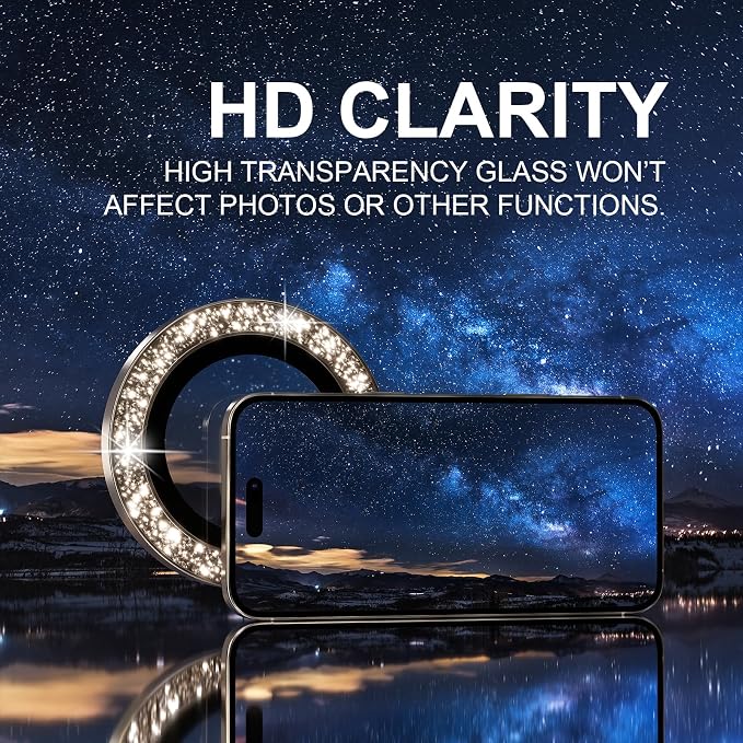 Choiche Compatible for iPhone 16 Pro/iPhone 16 Pro Max Camera Lens Protector