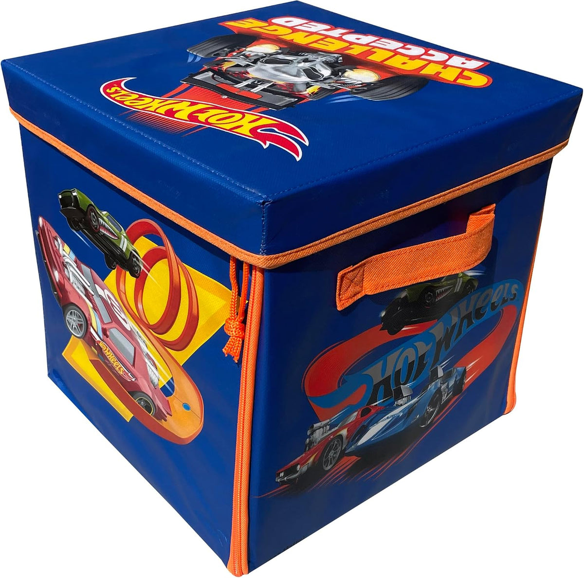 Tara Toy ZipBin 300 Car Storage Cube & Playmat - Holds 300 Cars, Durable Toy Organizer for Kids Age 3+, Playmat and Storage Solution