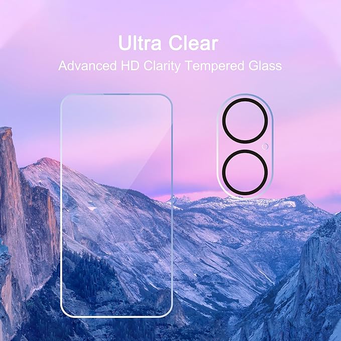 Ailun 3 Pack Screen Protector for iPhone 17 + 3 Pack Camera Lens Protector