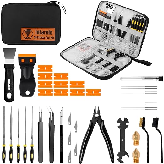 3D Printer Tools Kit, Removal Scrapers, Finishing Tools, 5 Types of Files