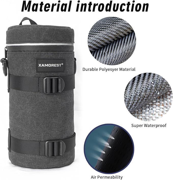 Camera Lens Case Lens Bag Compatible)