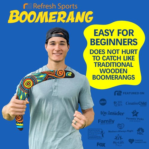 Boomerang Toy by Outdoor Fun | Soft Flying Boomerang for All Ages - Perfect for Beach & Backyard Games