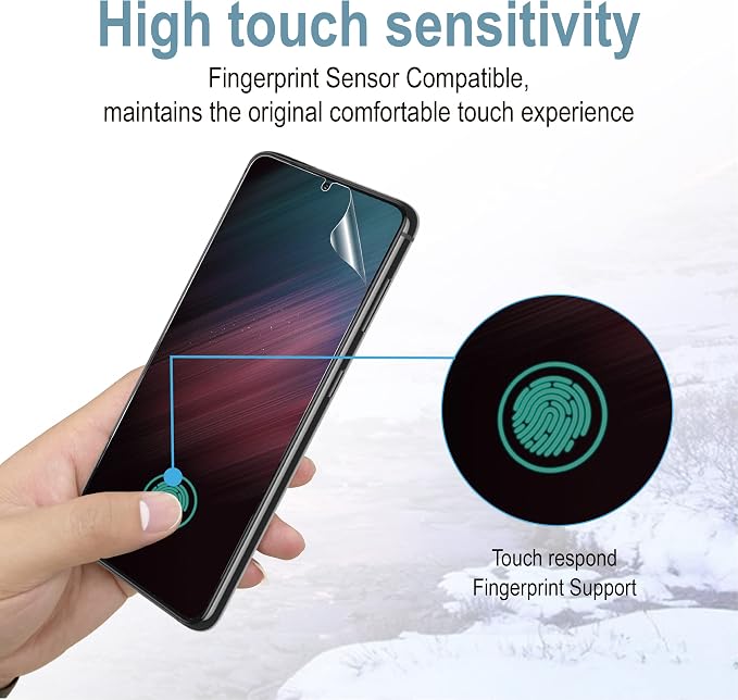 AACL 3-Pack for Samsung Galaxy S22 Screen Protector Hybrid Film,