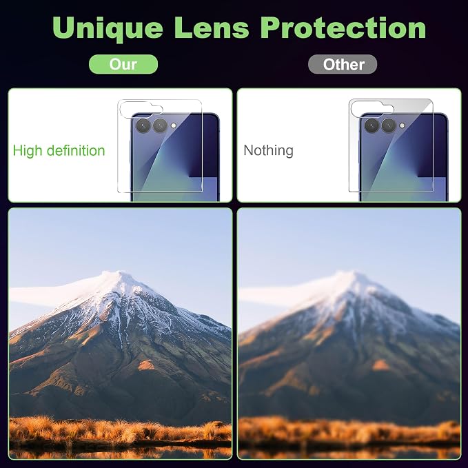 for Samsung Galaxy Z Flip 7 Screen Protector Ultra HD Tempered Glass flim