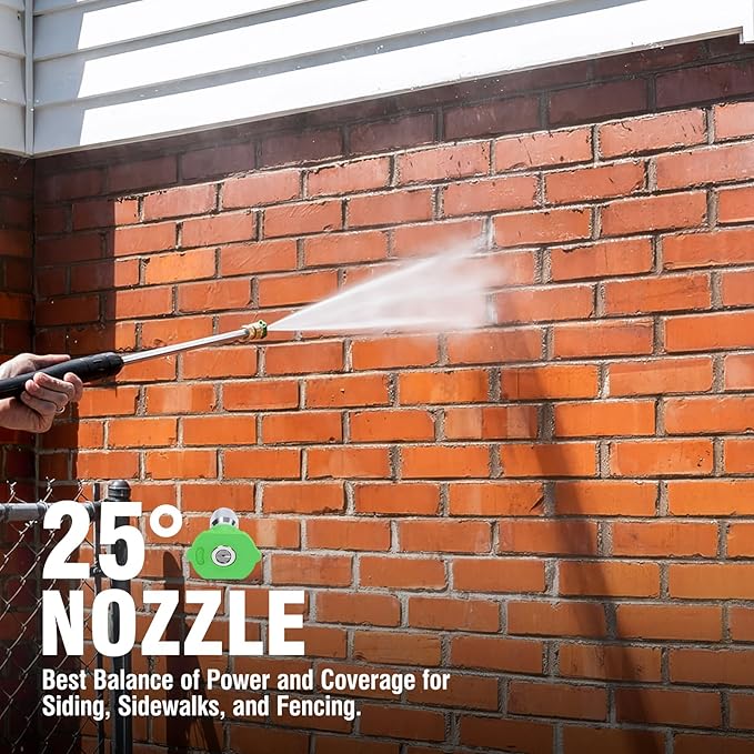 A-iPower Gas Pressure Washer 3400PSI 2.4 GPM Gas Powered Foldable Frame Pressure Washer 12'' Wheel Gas Power Washer, Onboard Soap Tank, with Spray Gun 5 QC Nozzles, for Fence/Cars/Driveways (GPW3400)