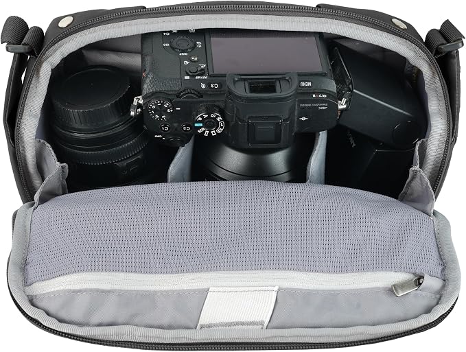 VANGUARD VEO Metro S4L Camera & Everyday Shoulder Bag – Fits Mirrorless/DSLR +