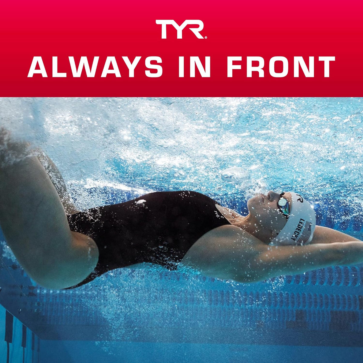 TYR Latex Swim Cap for Adults - Durable Hydrodynamic Swimming Hat for Training & Recreation