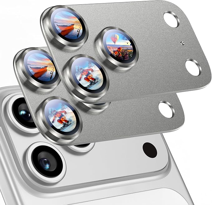 Uyiton Compatible with iPhone 17 Pro Max Camera Lens Protector
