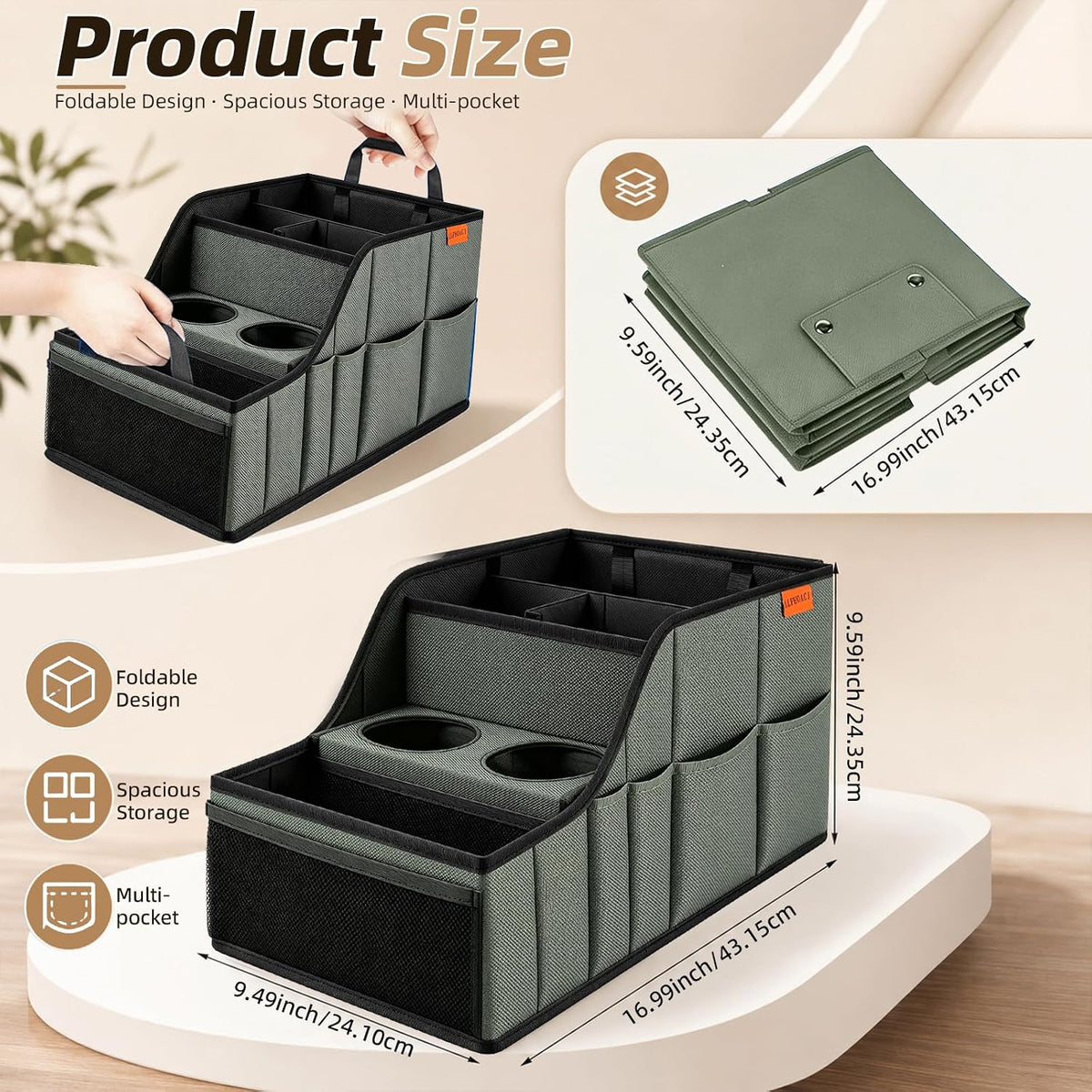 Car Seat Organizer Back Front Captains Seats Storage Travel