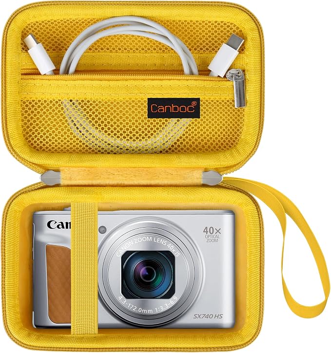 Canboc Carrying Case for Canon PowerShot SX740/ SX730/ SX720/ SX620/ G7X Mark