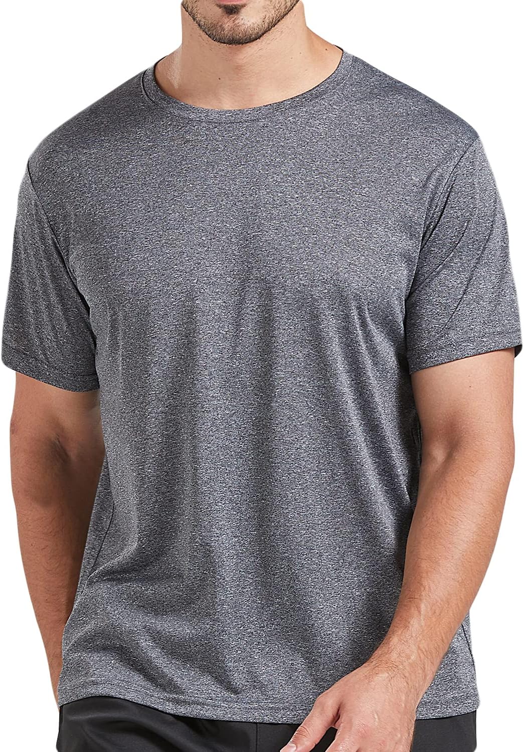 Skiennix Men's Dry Fit T-Shirts - Athletic Short Sleeve Tees for Gym & Running | 5 Pack