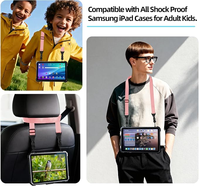 Adjustable Camera Strap Neck:Comfortable iPad Strap Nylon Neck Lanyard