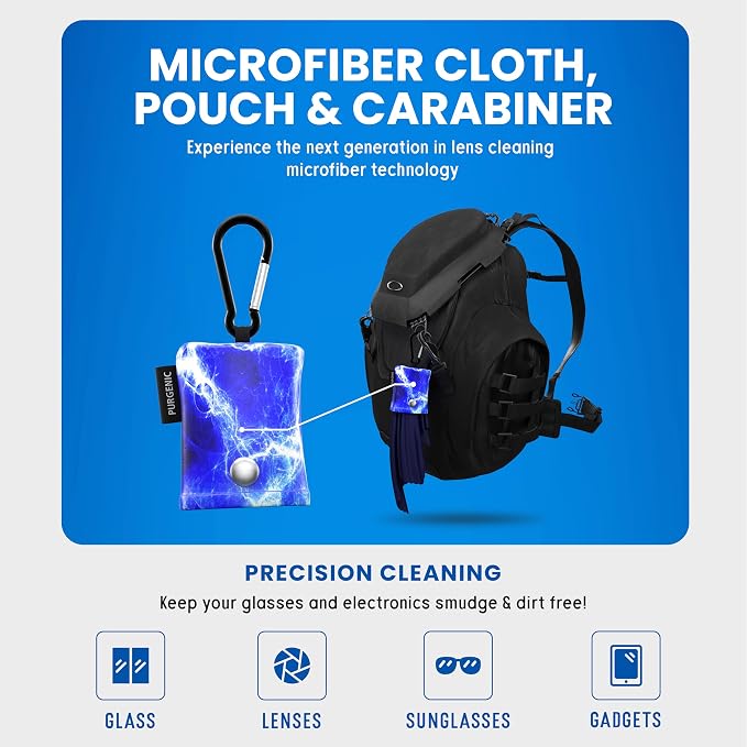 Microfiber Cloth & Glasses Wipes Lens & Glasses Cleaning Cloth