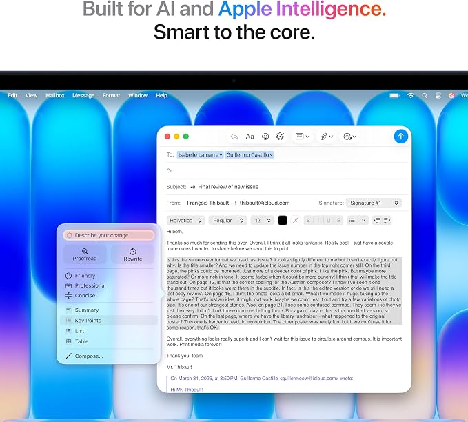 Apple 2026 MacBook Neo 13-inch Laptop with A18 Pro chip: Built for AI and Apple Intelligence, Liquid Retina Display, 8GB Unified Memory, 256GB SSD Storage; Indigo with AppleCare+ (3 years)