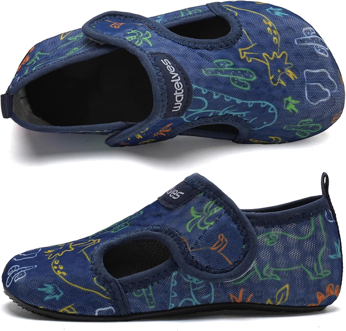 WateLves Kids Water Shoes - Non-Slip Quick Dry Aqua Socks for Toddlers | Ideal for Beach & Swim