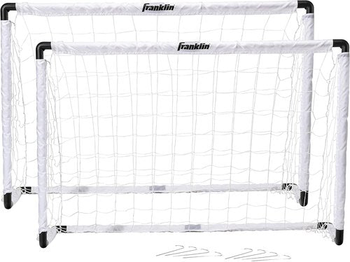 Franklin Sports MLS Mini Goal Set - 54" Portable Soccer Goals for Kids | Easy Setup & Fun Play