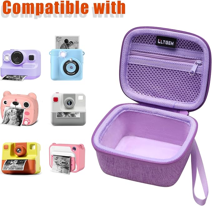 L LTGEM Kids Instant Print Camera Case Compatible