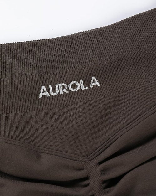 AUROLA Workout Shorts for Women - No Roll Up, Squat Proof, Seamless Compression | Sizes 2.5-6.5